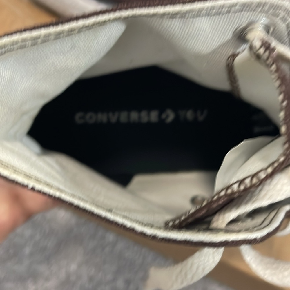 Converse Chuck Taylor All Star hightop dark brown shoes women’s sz 10 men’s sz 8 - Picture 3 of 8